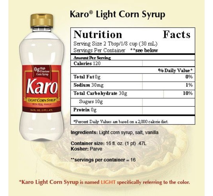 Karo Light Corn Syrup Vuur Rook