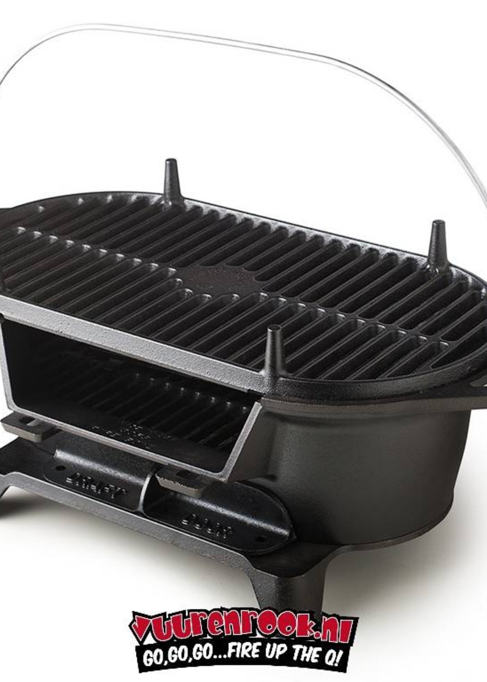 Lodge Lodge USA Cast Iron Sports Man's Grill