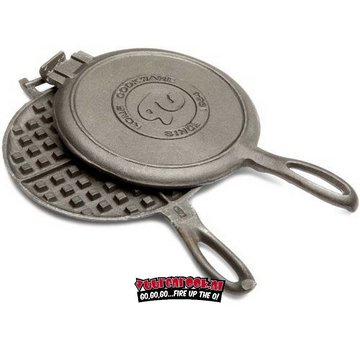 Rome's Industries Rome Pie Iron Old Fashioned Waffle Iron