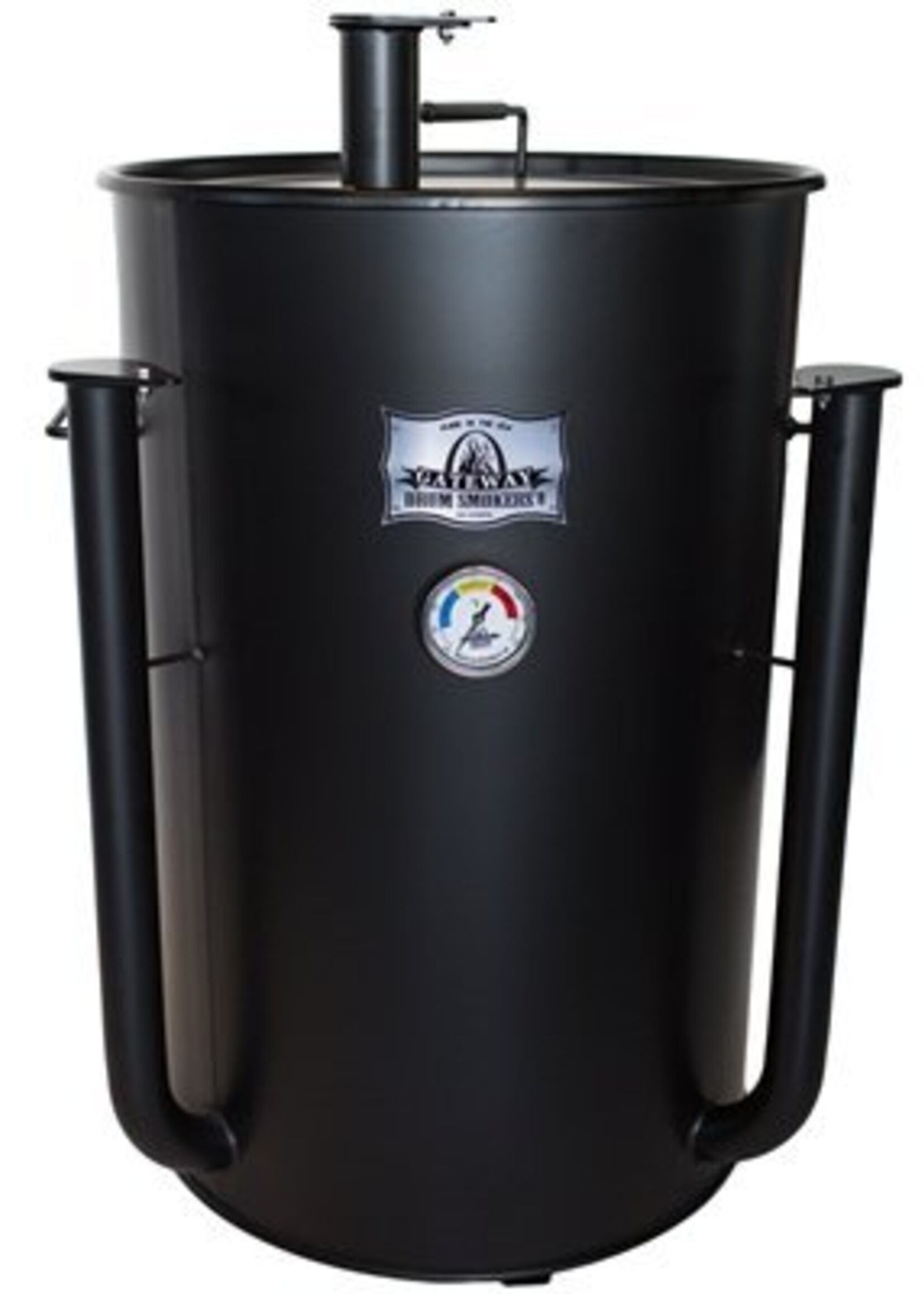 Gateway Drum Smokers Blues Hog Edition Gateway Drum Smoker - 55 Gallon Flat Black No Plate