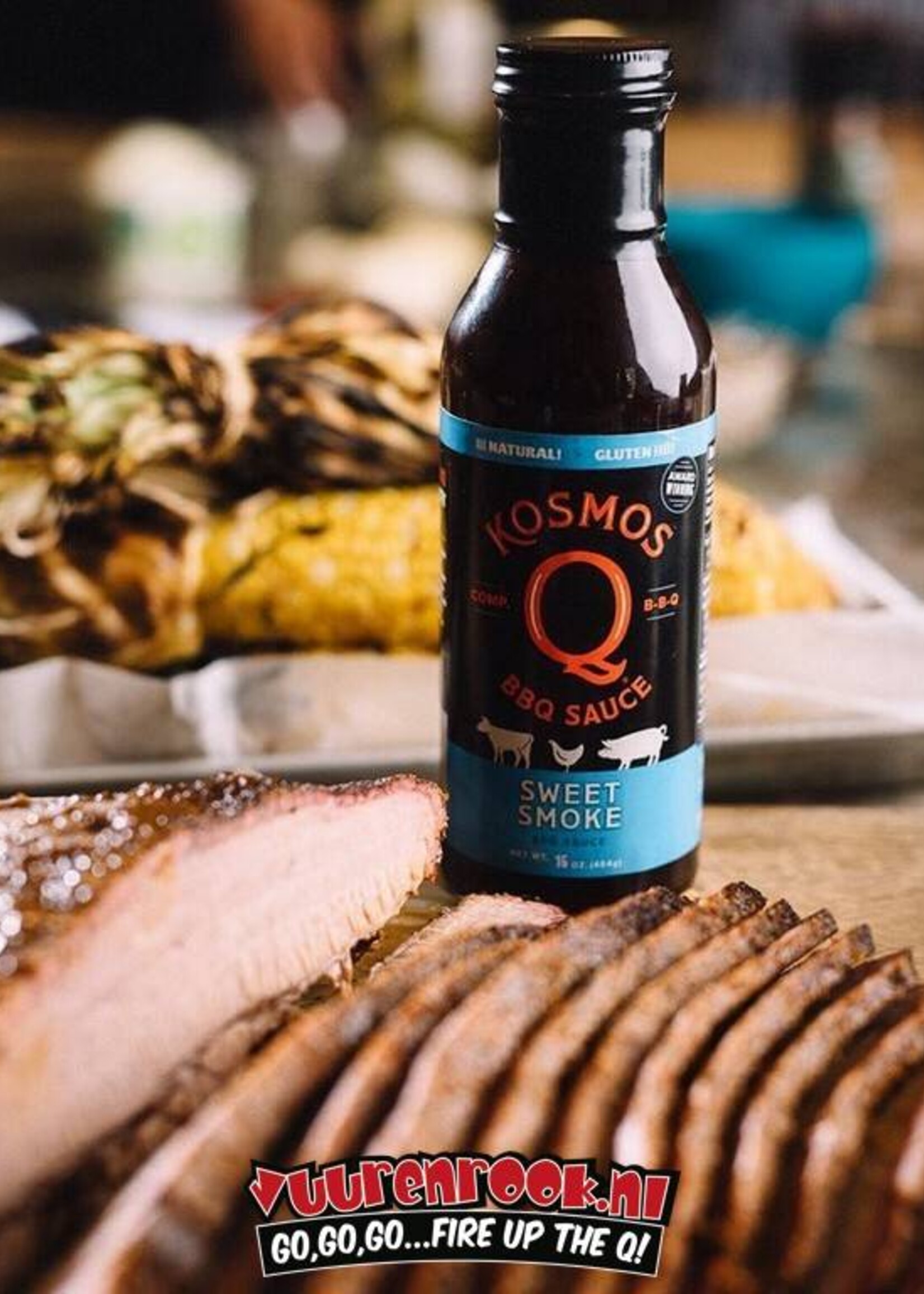 Kosmos Kosmos Sweet Smoke BBQ Sauce 16oz