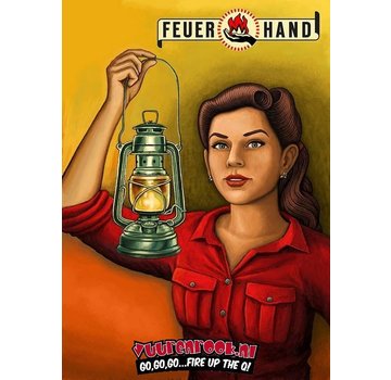 Feuerhand Feuerhand-Retro-Schild