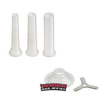 Porkert Porkert Enterprise 32 PVC Sausage Sausage Filler Set with Adapter and Feed-through Wing