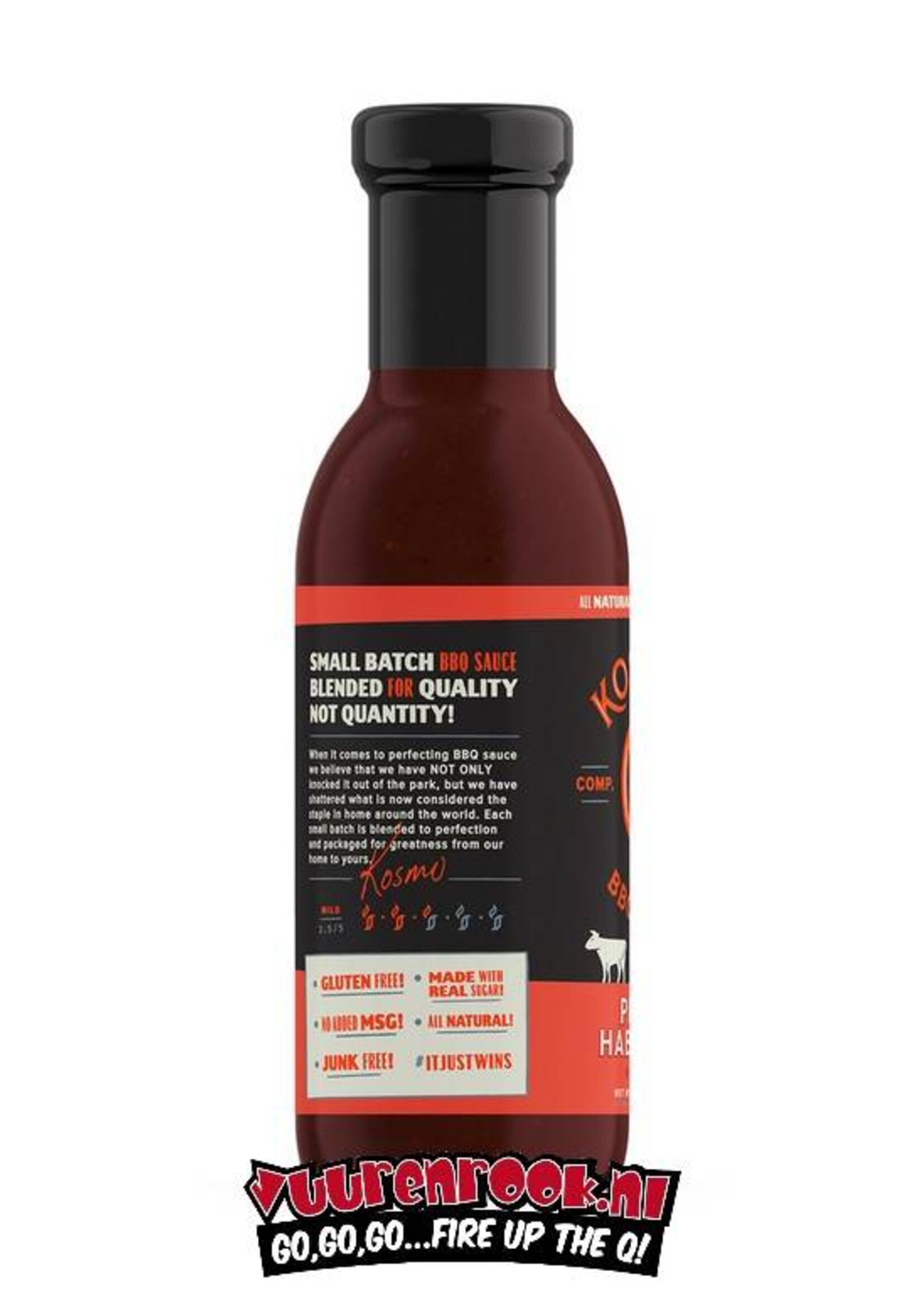 Kosmos Kosmos Peach Habanero BBQ Sauce 16.5oz