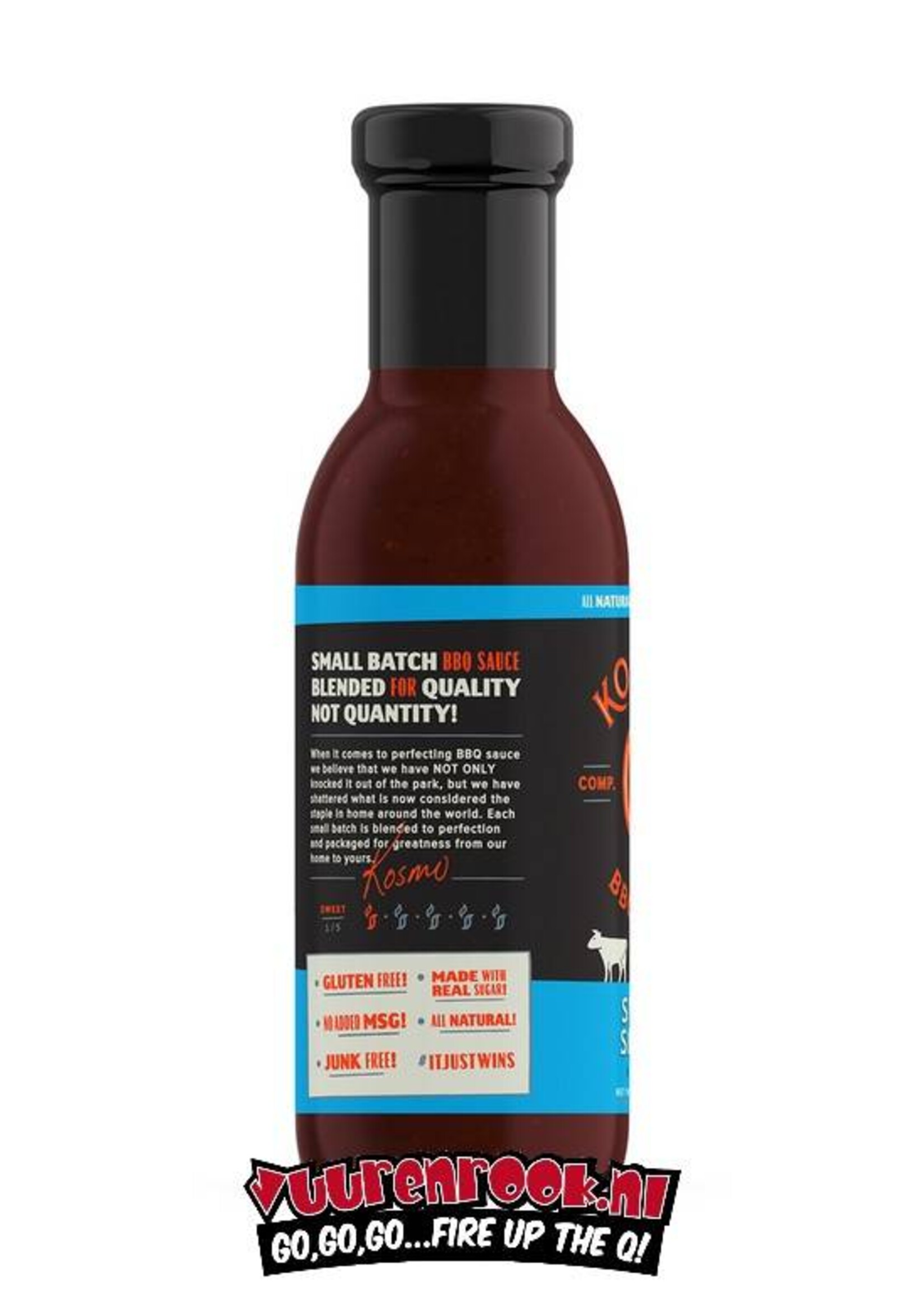 Kosmos Kosmos Sweet Smoke BBQ Sauce 16oz