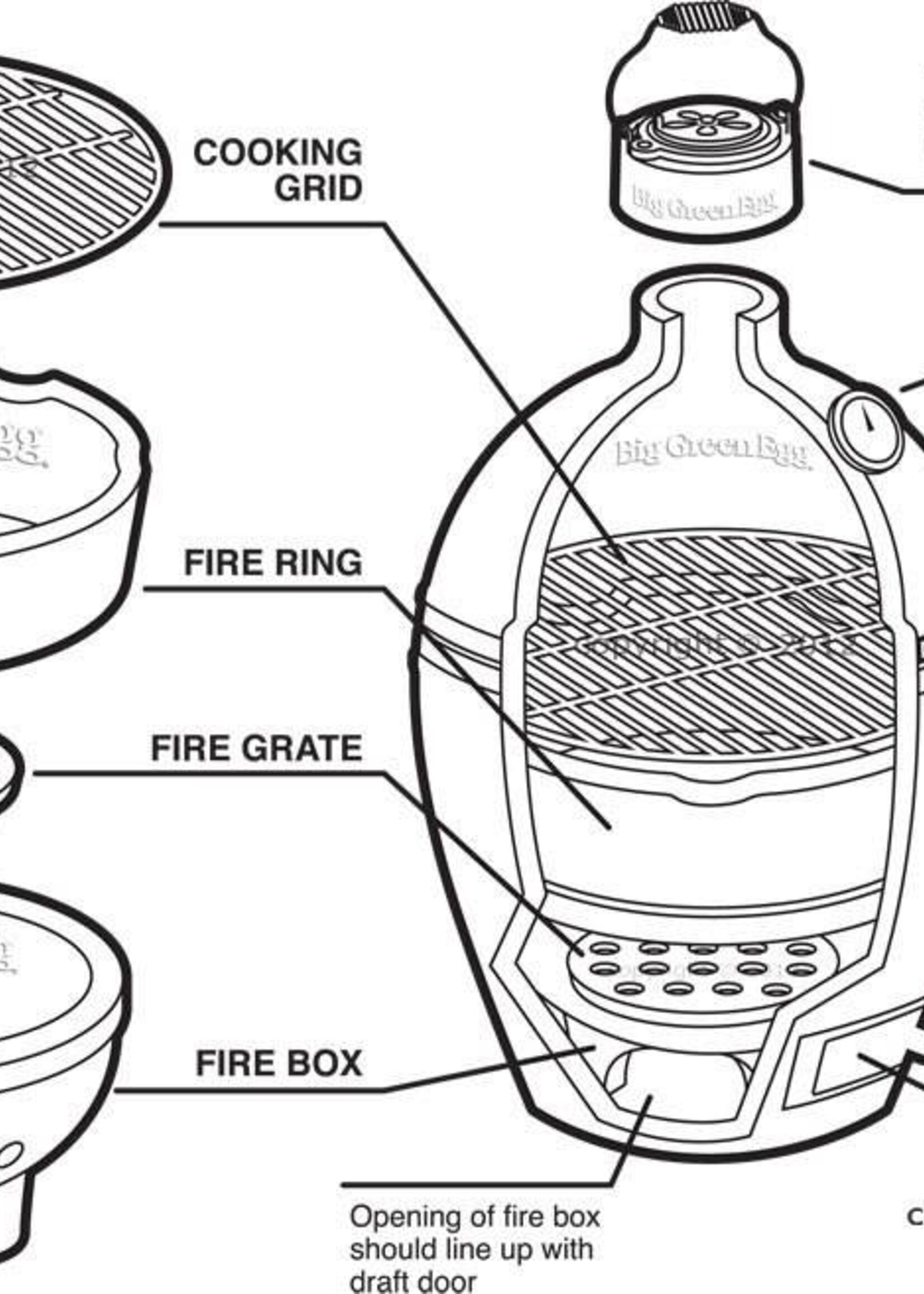 Big Green Egg Big Green Egg Base Mini