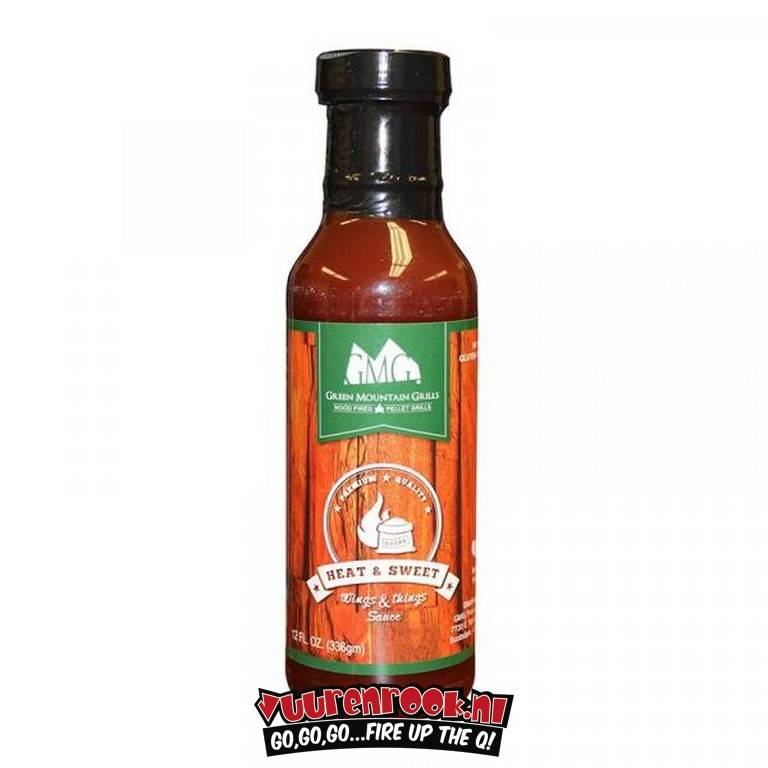 Green Mountain Grills Heat & Sweet BBQ Sauce 11.9oz Vuur & Rook