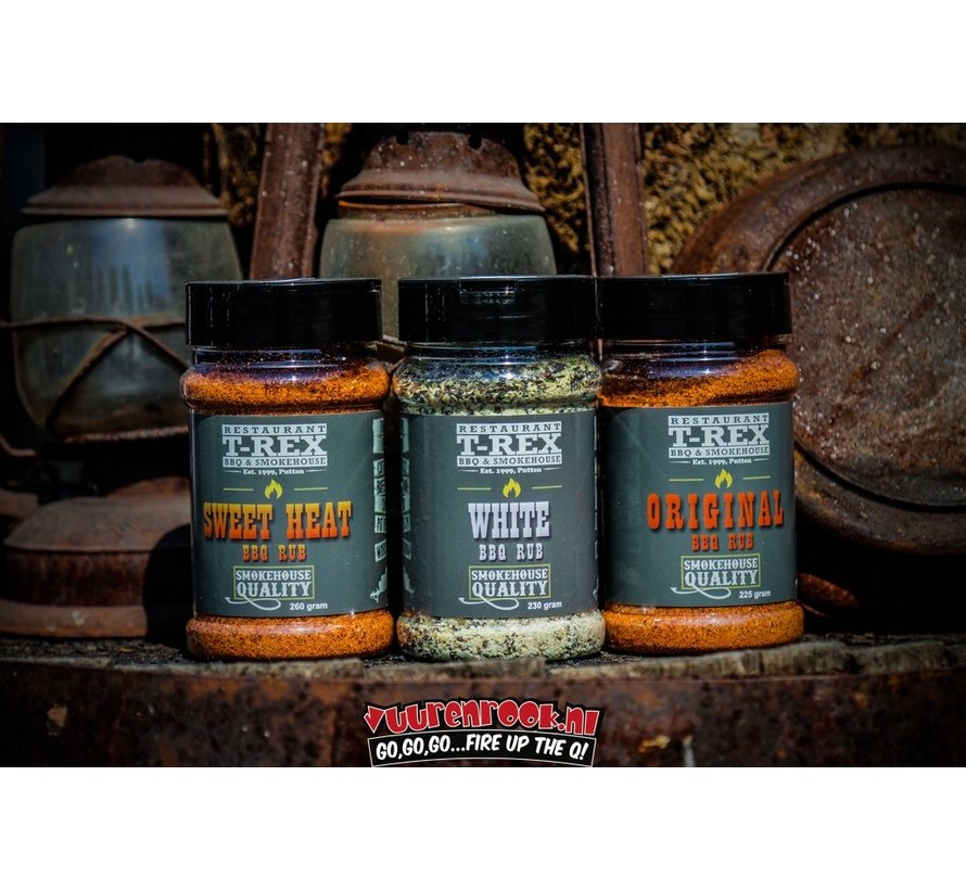 TRex White BBQ Rub 230 gram Vuur & Rook