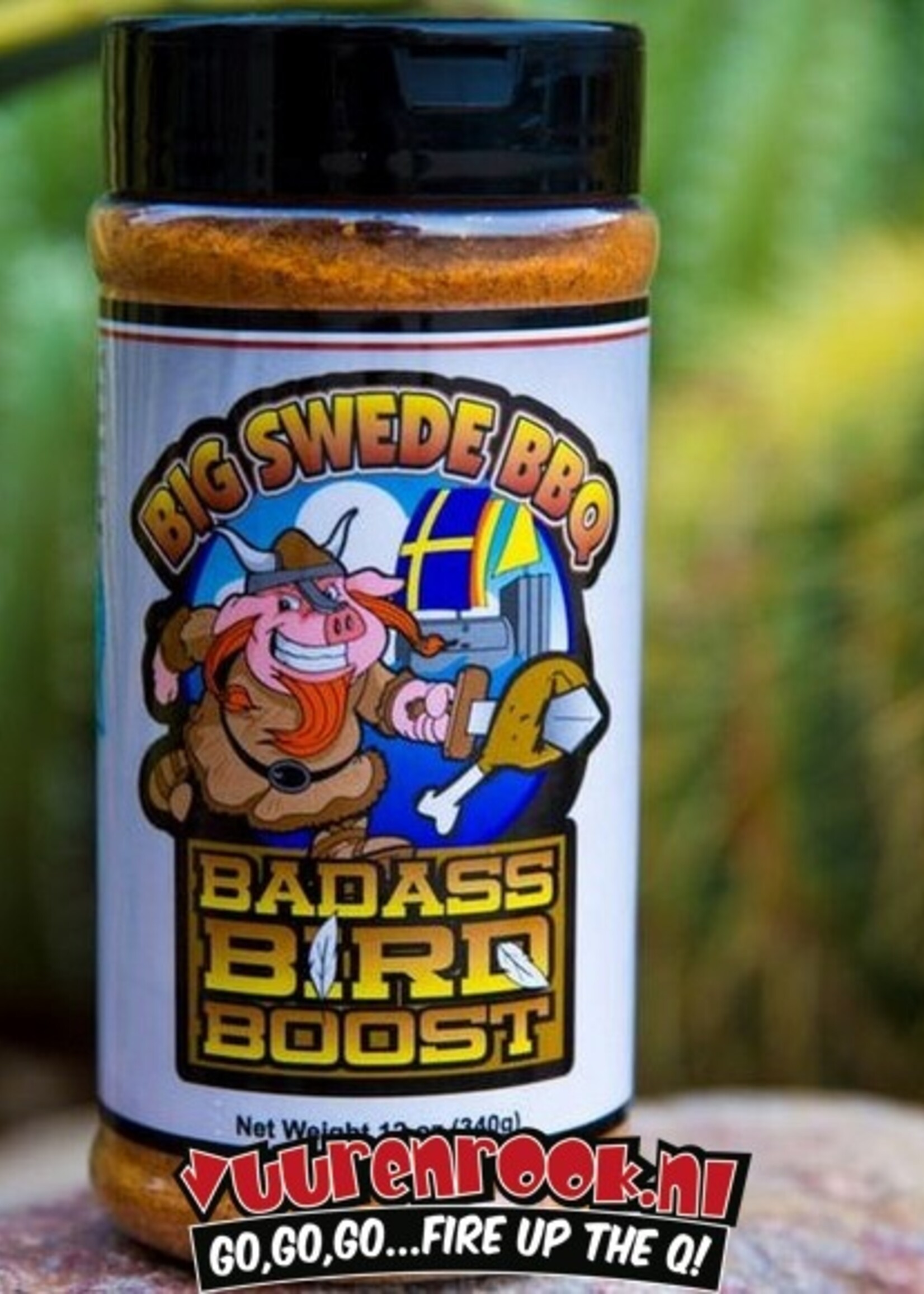 Big Swede BBQ Big Swede BBQ 'Badass Bird Boost' BBQ Rub 12oz