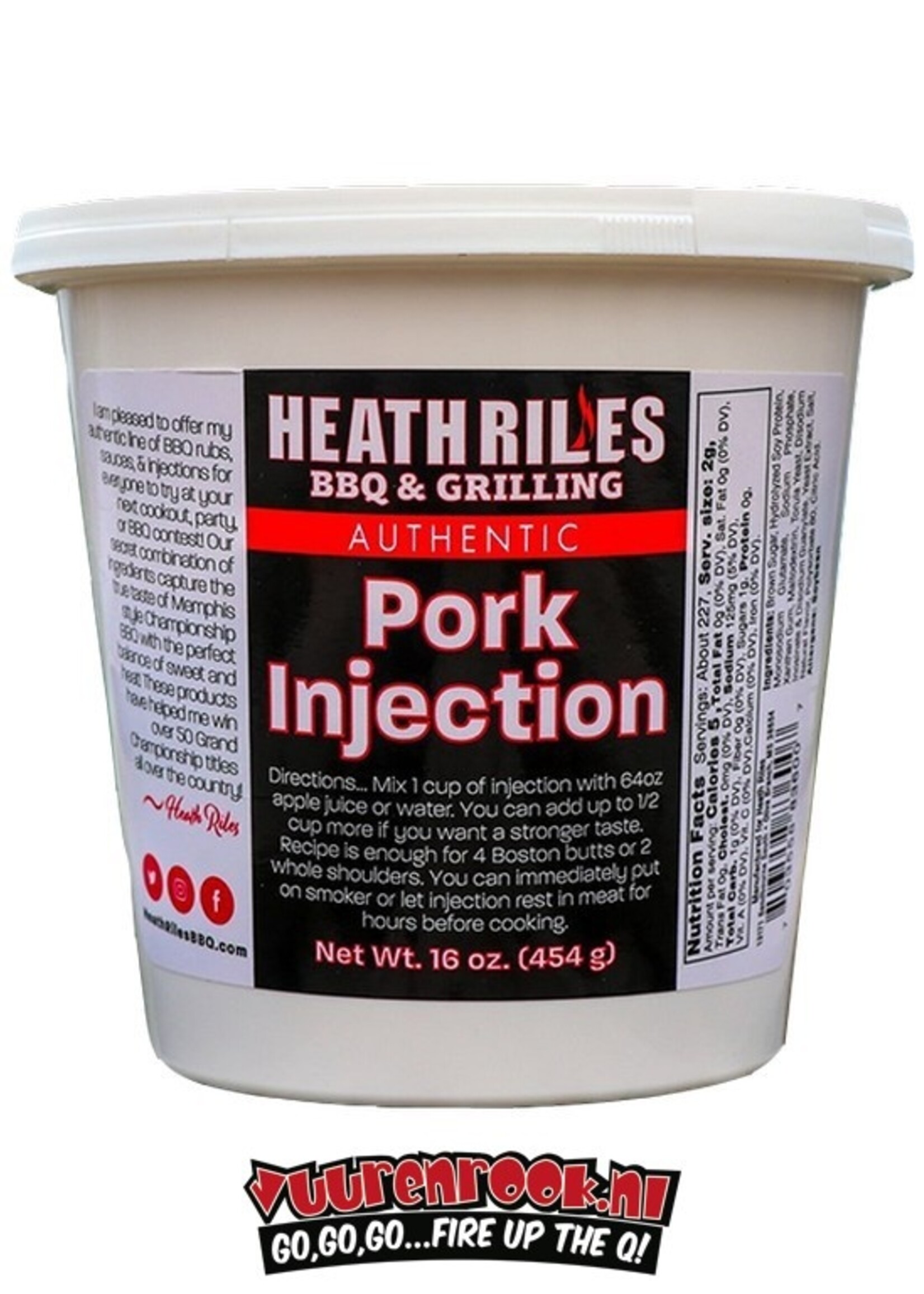 Heath Riles Heath Riles BBQ Pork Injection 16oz