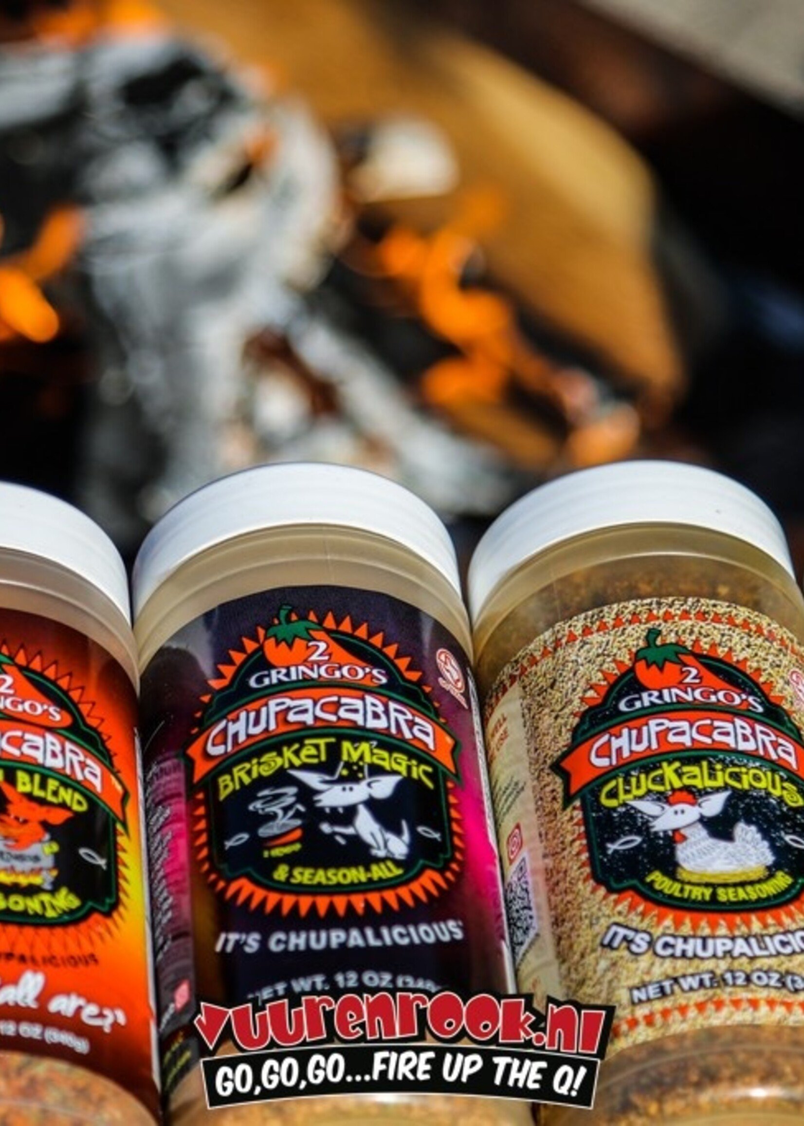 Chupacabra 2 Gringos Chupacabra 'Cluckalicious' Chicken Rub 12oz