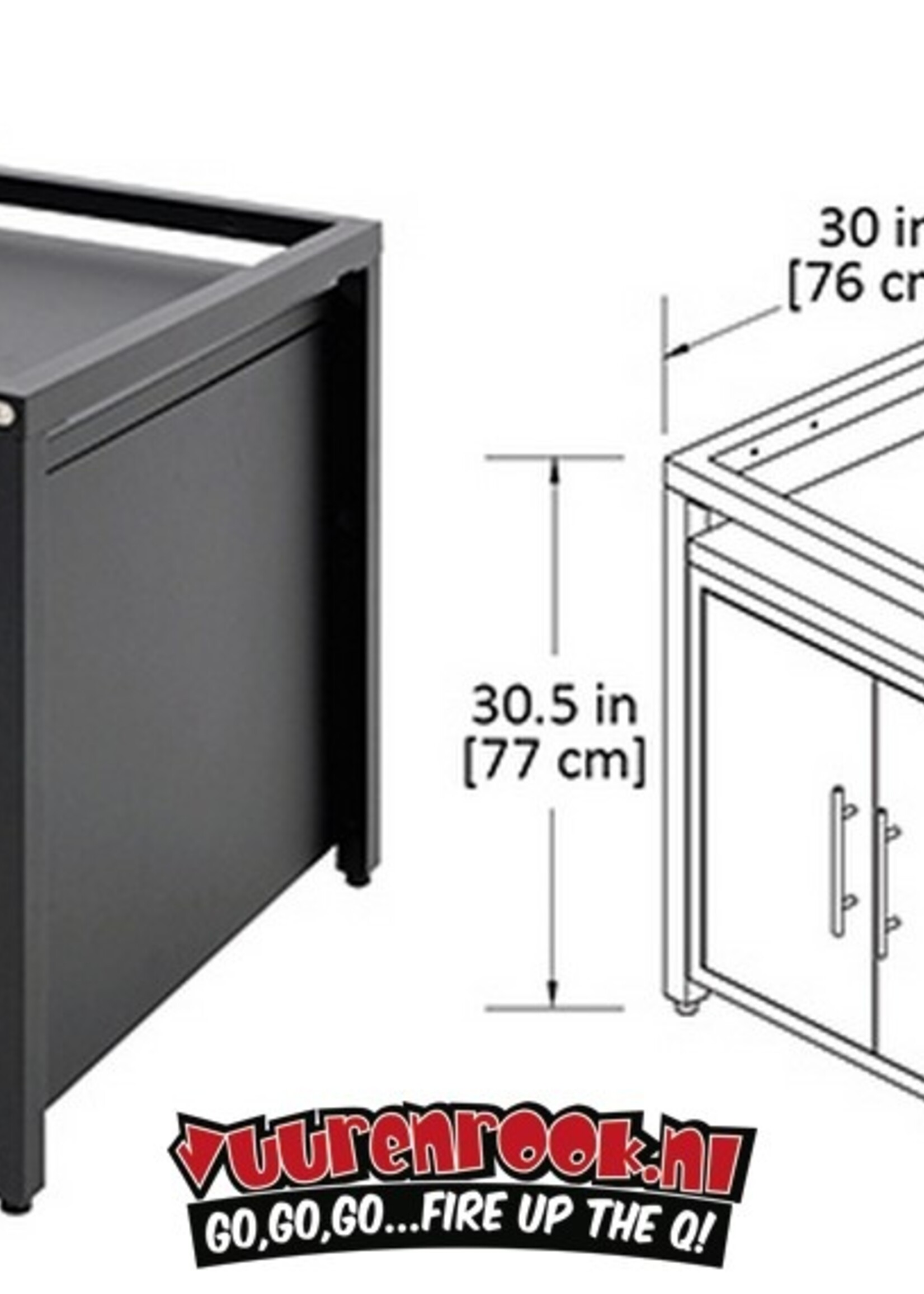 Big Green Egg Big Green Egg Expansion Cabinet