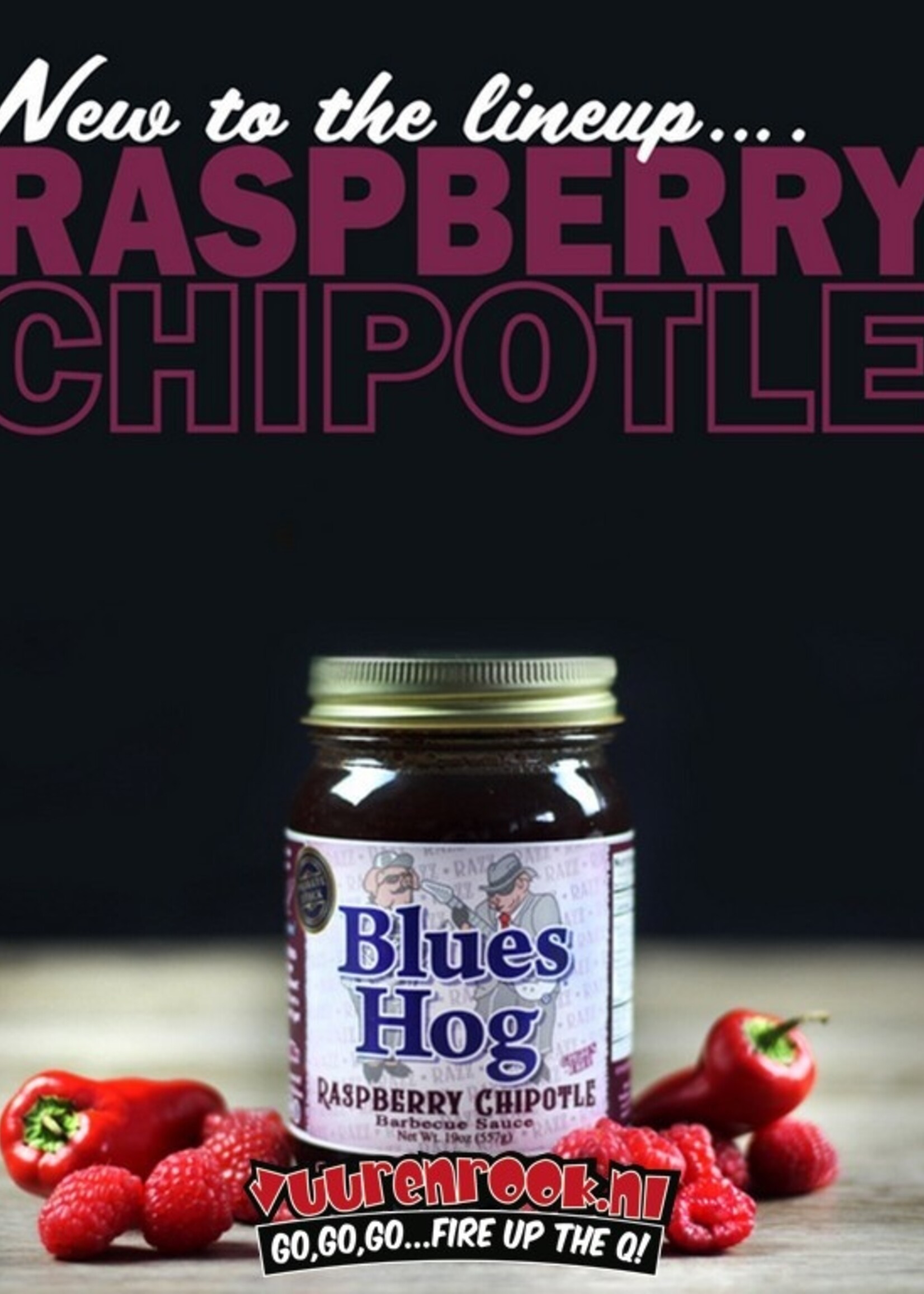 Blues Hog Blues Hog Raspberry Chipotle BBQ Sauce 1 Pint