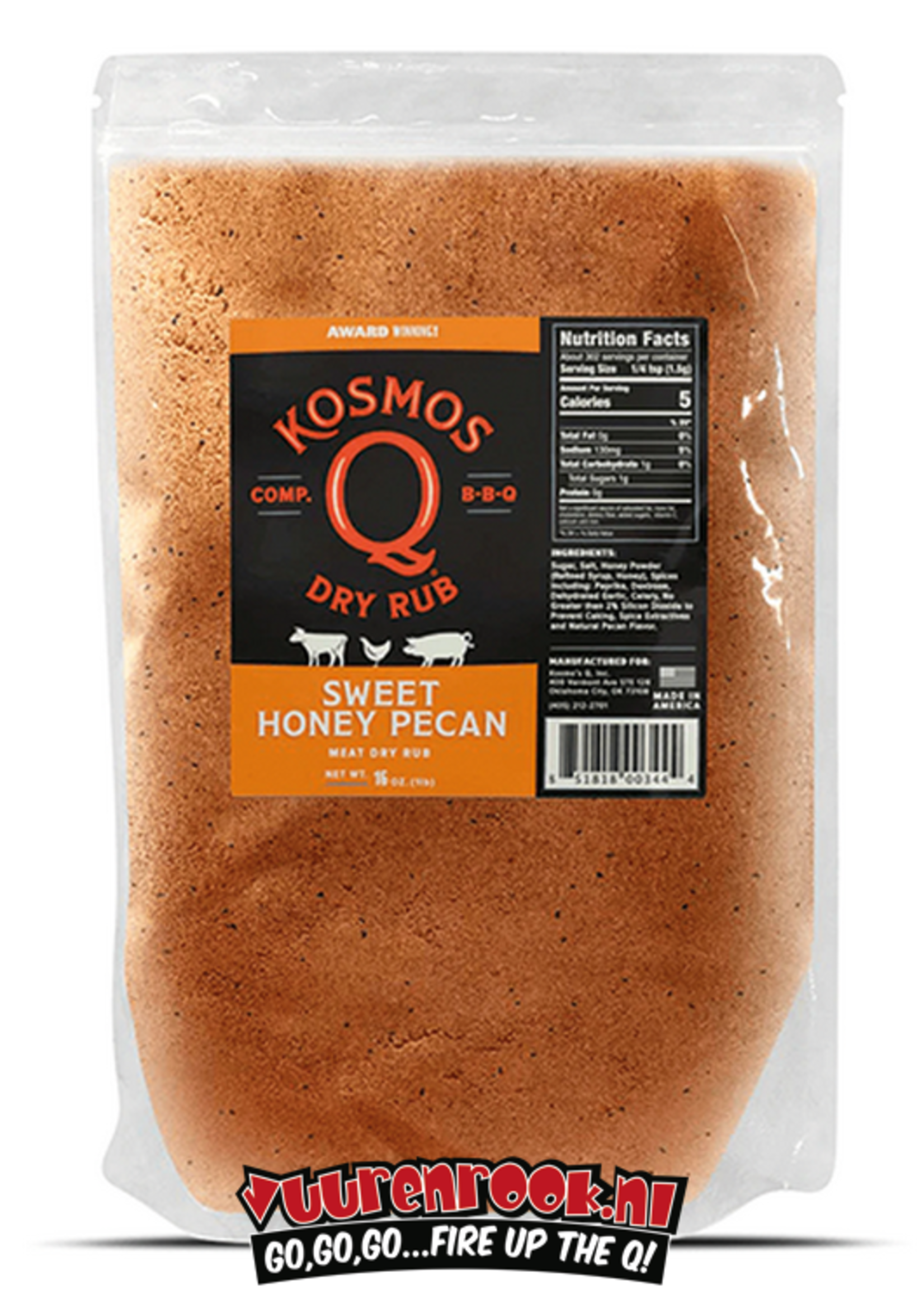 Kosmos Kosmos Sweet Honey Pecan 1lb