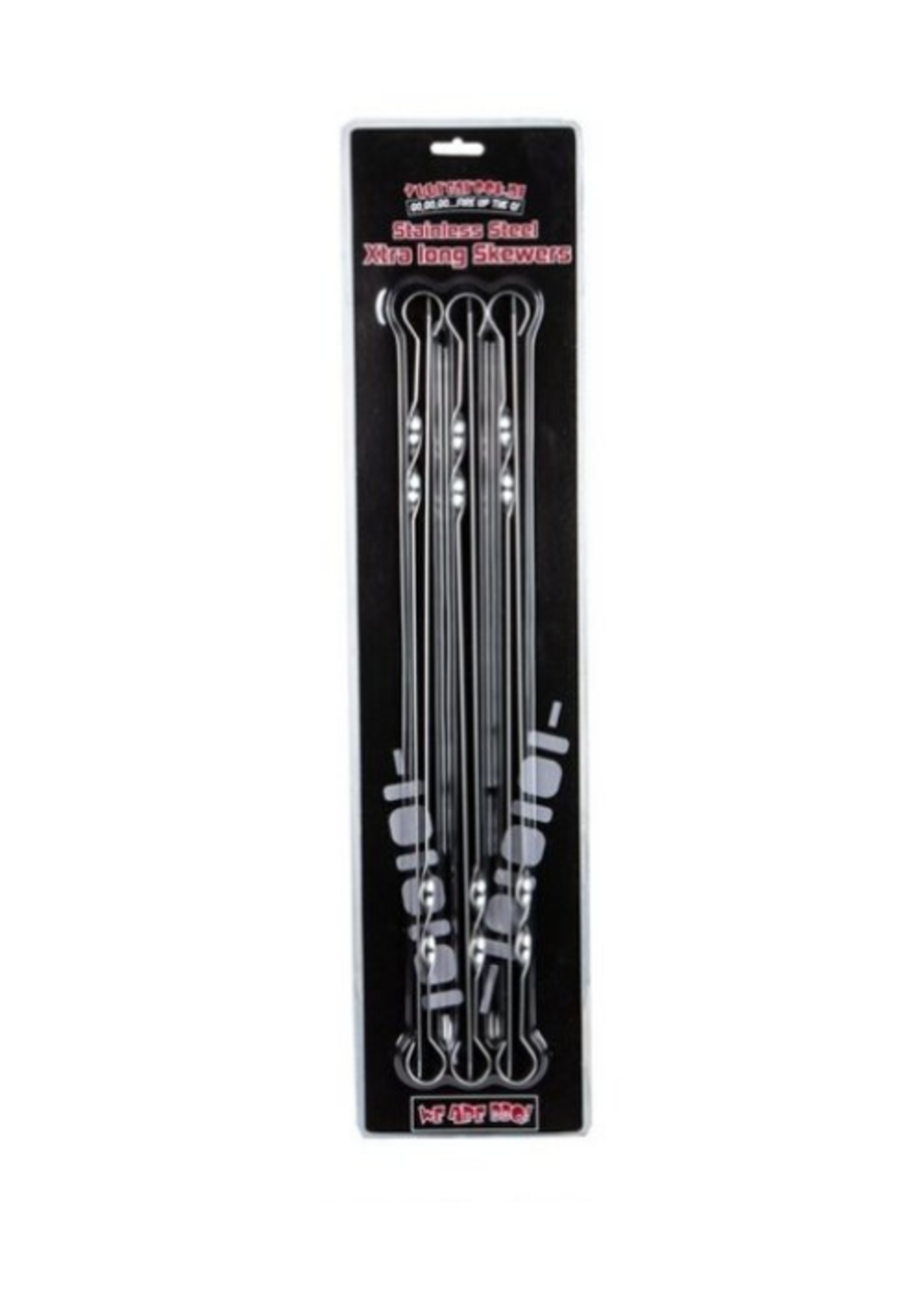 Vuur & Rook Vuur&Rook Stainless Steel Skewers Xtra Long 6 pieces 50 cm