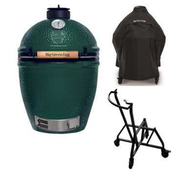 Big Green Egg Big Green Egg Large + Integgrated Nest + Handler + Cover