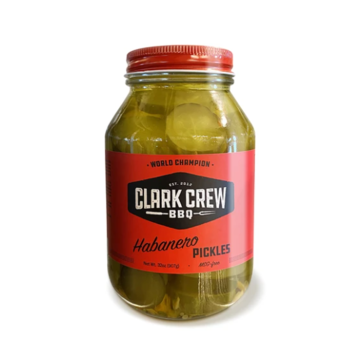 Clark Crew BBQ Clark Crew Habanero Pickles 32 oz