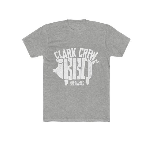 Clark Crew BBQ Clark Crew BBQ Men's BBQ T-Shirt Heater Grey