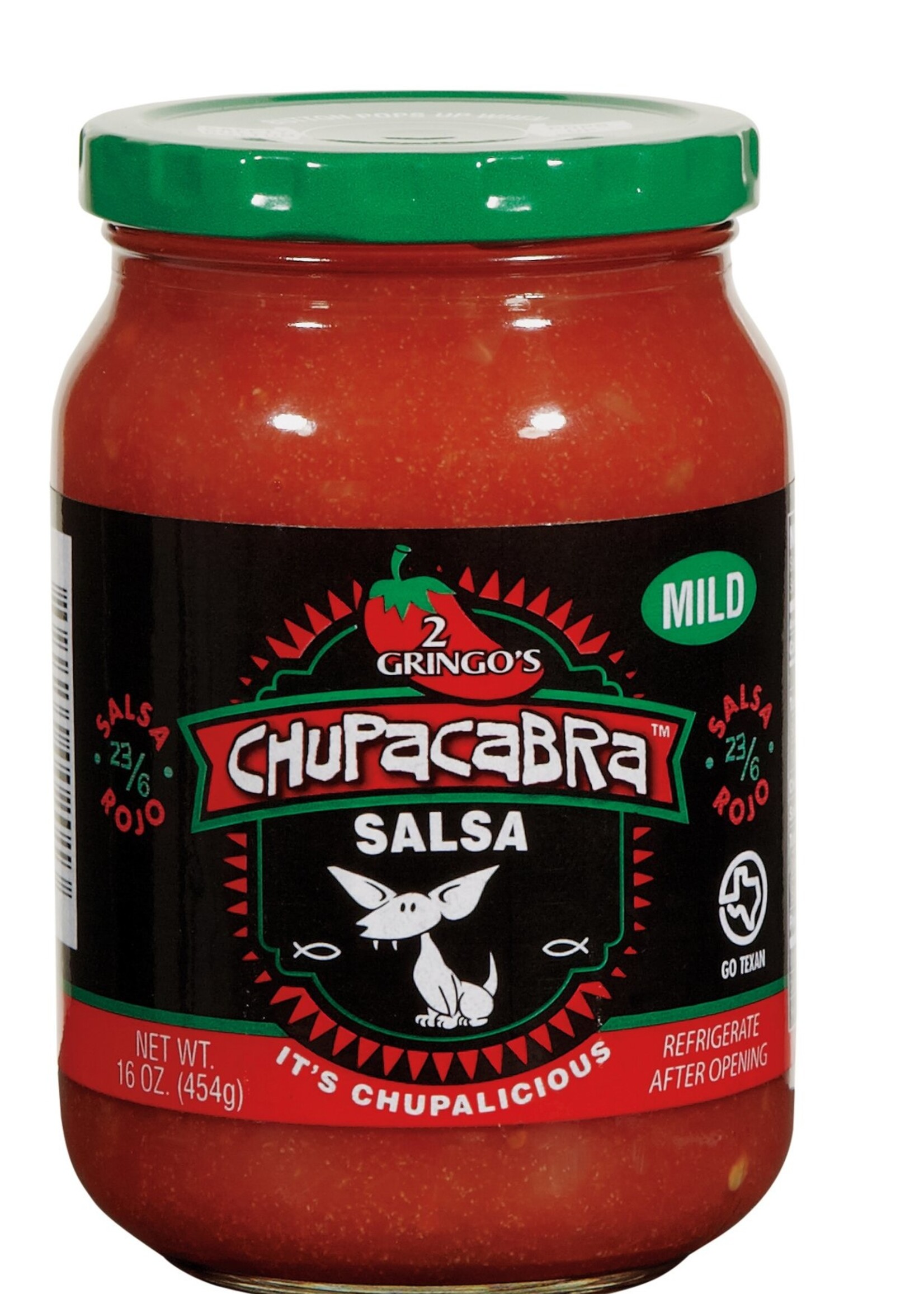 Chupacabra 2 Gringos Chupacabra Salsa Mild 16 oz