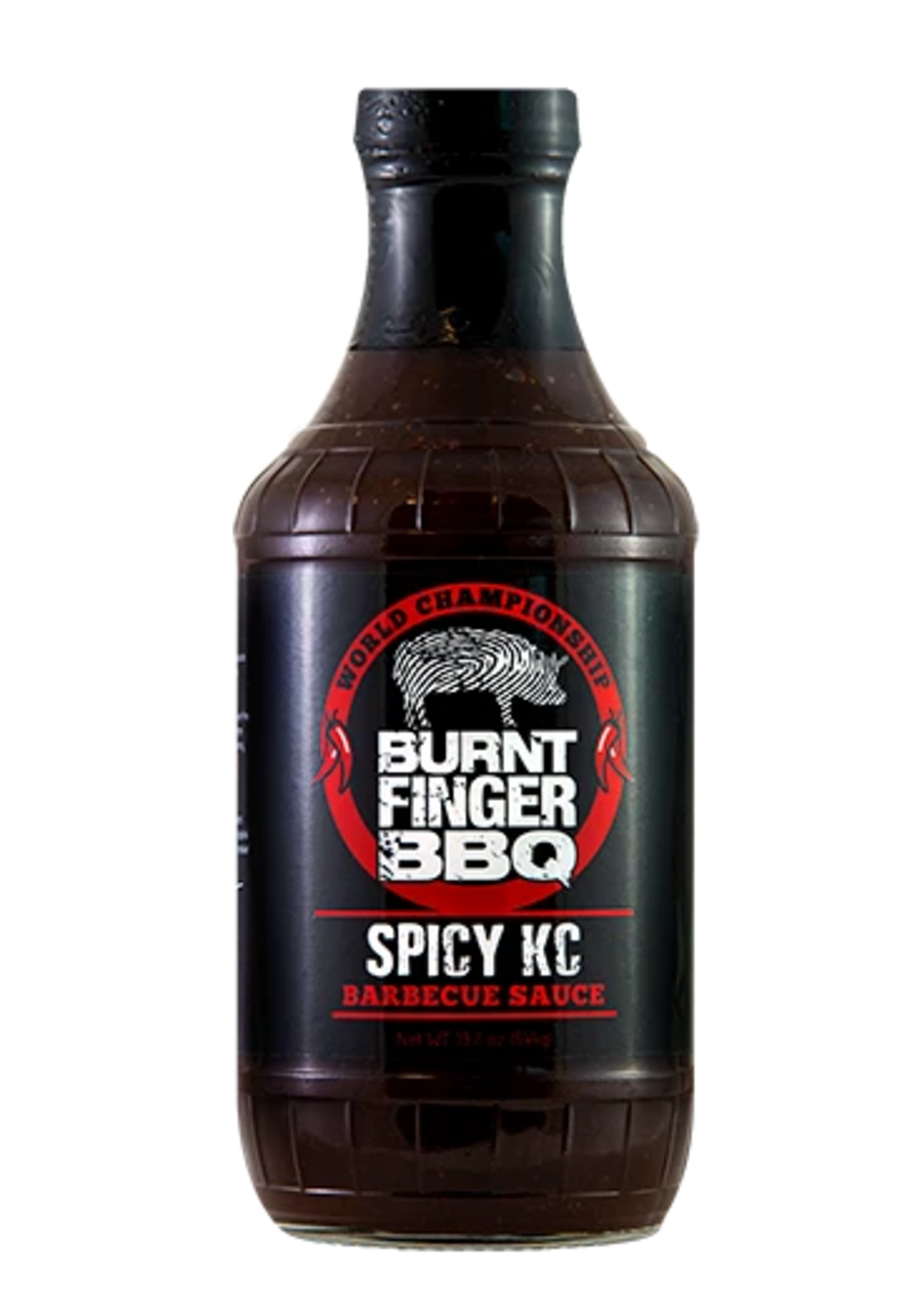 Burnt Finger BBQ Burnt Finger BBQ Spicy KC Barbecue Sauce 19.2 oz