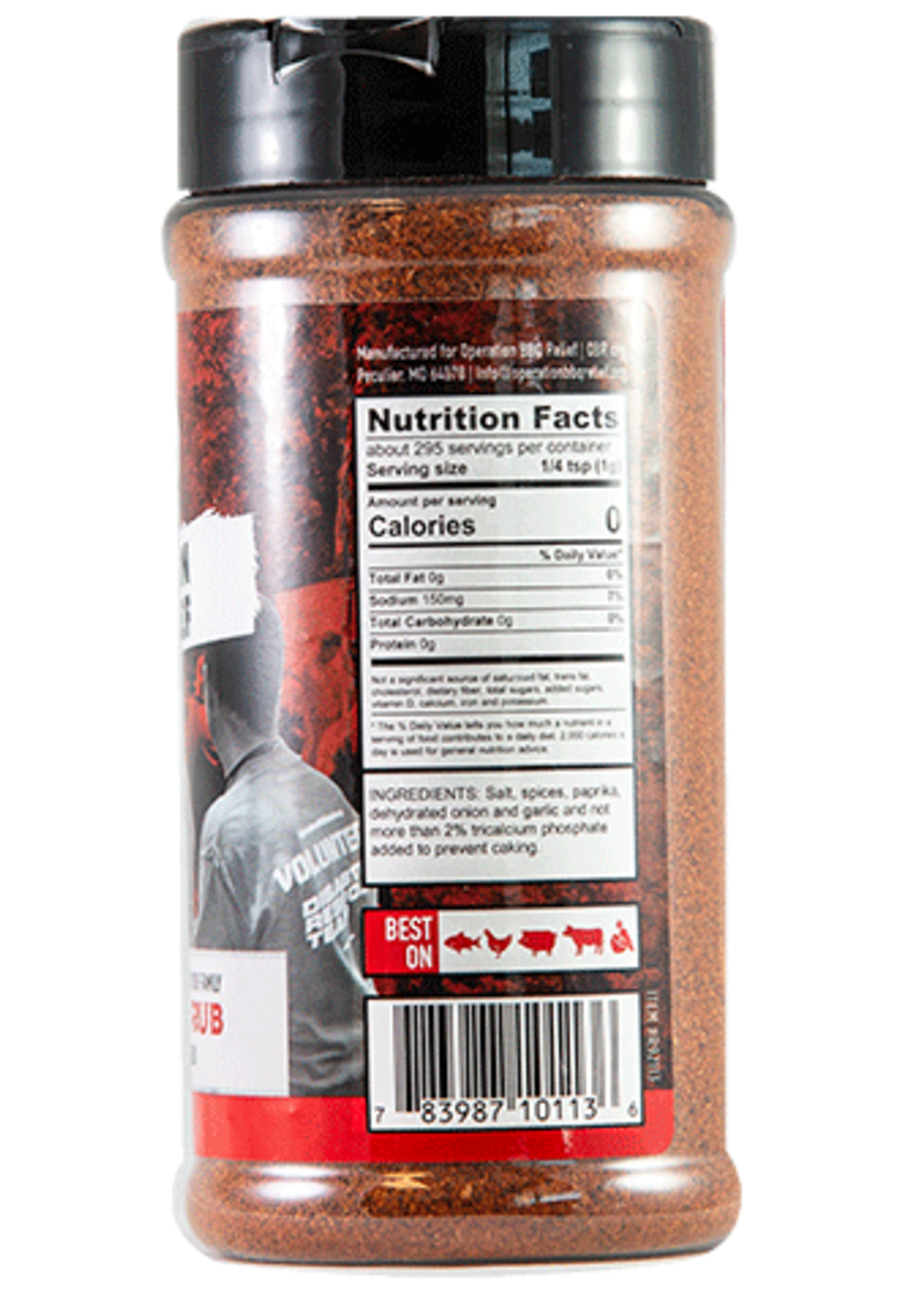 Operation BBQ Operation BBQ Relief Cajun Bayou Rub 10,4 Unzen