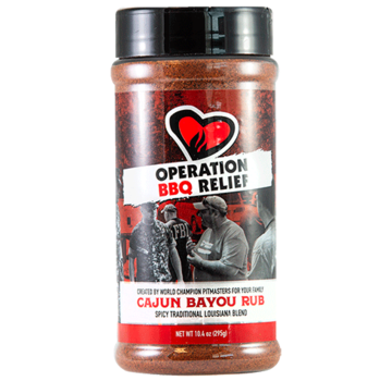 Operation BBQ Operation BBQ Relief Cajun Bayou Rub 10.4 oz