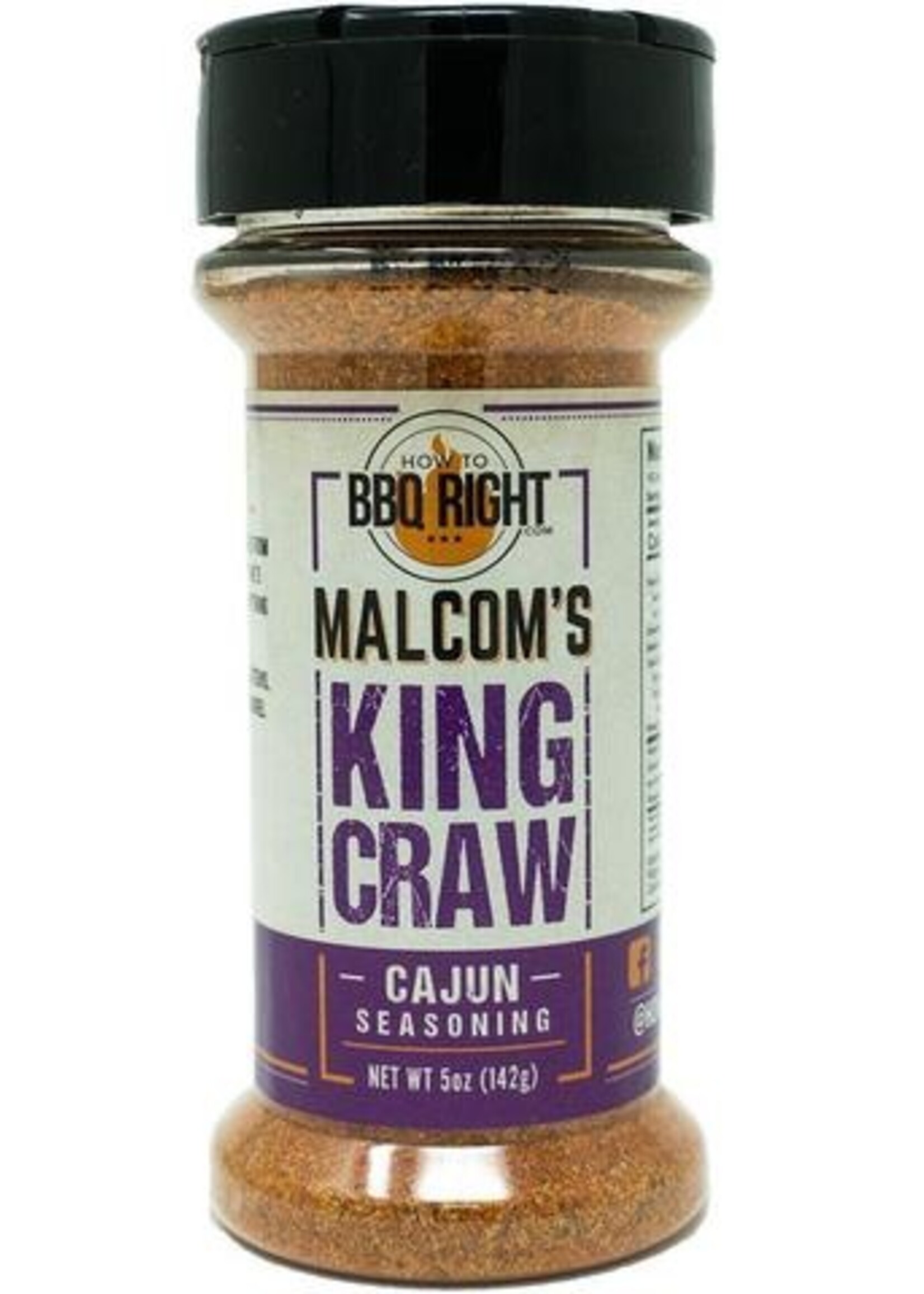 How To BBQ Right Malcom's King Craw Cajun Seasoning  5 oz