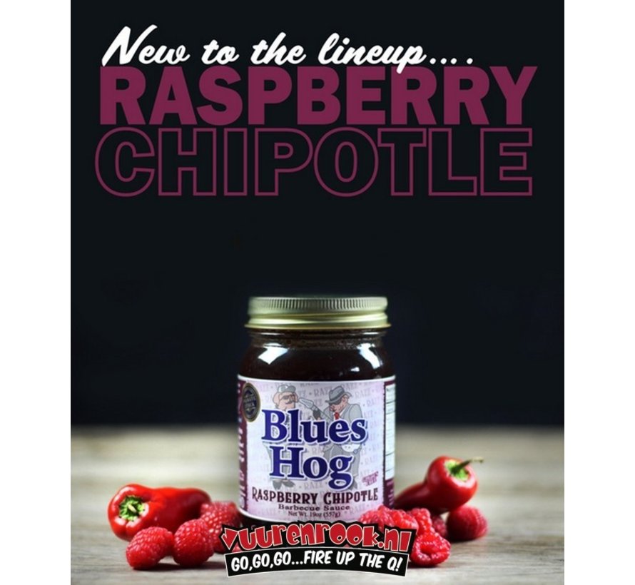 Blues Hog Raspberry Chipotle BBQ Sauce Squeeze Bottle 25 oz