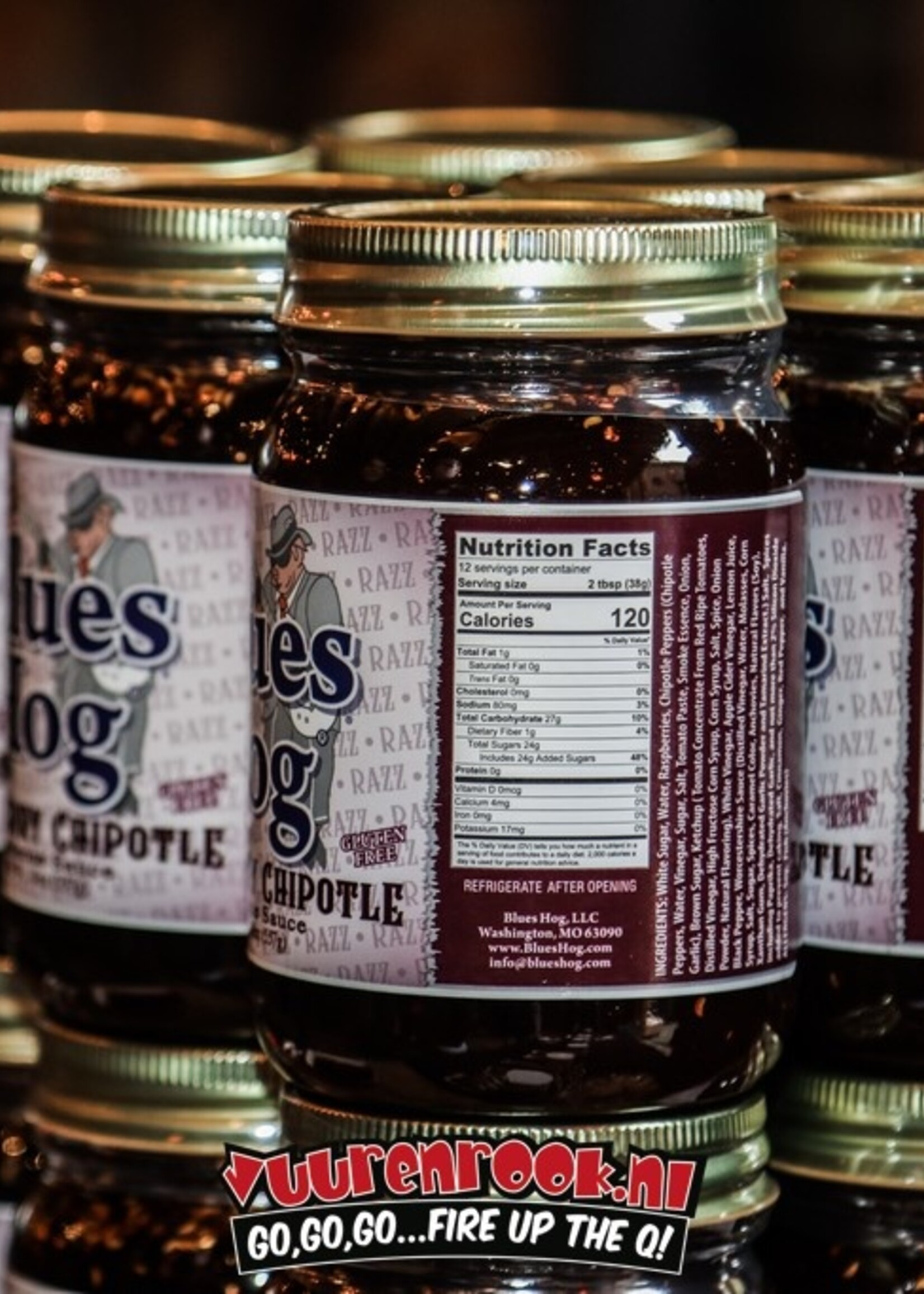 Blues Hog Blues Hog Raspberry Chipotle BBQ Sauce Squeeze Bottle 25 oz