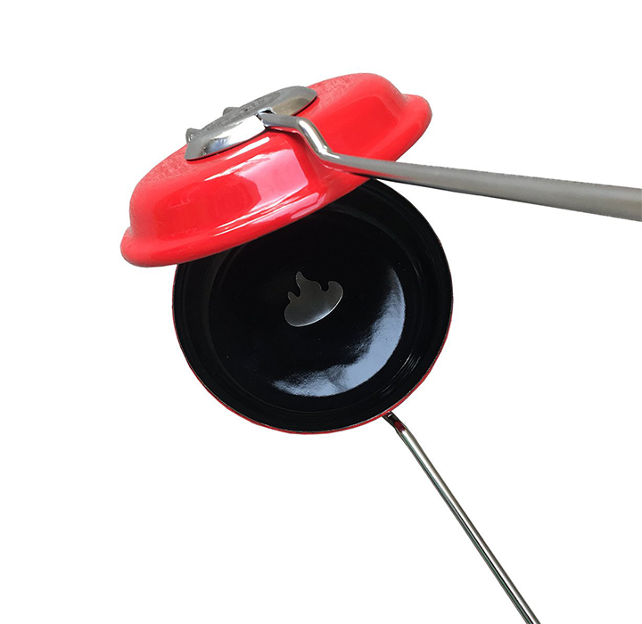 Rome Pie Iron Geëmailleerd Sandwich Pie Iron Vuur & Rook