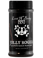 Loot n Booty Loot n Booty BBQ Jolly Roger Jalapeño Garlic Black Rub 14 oz