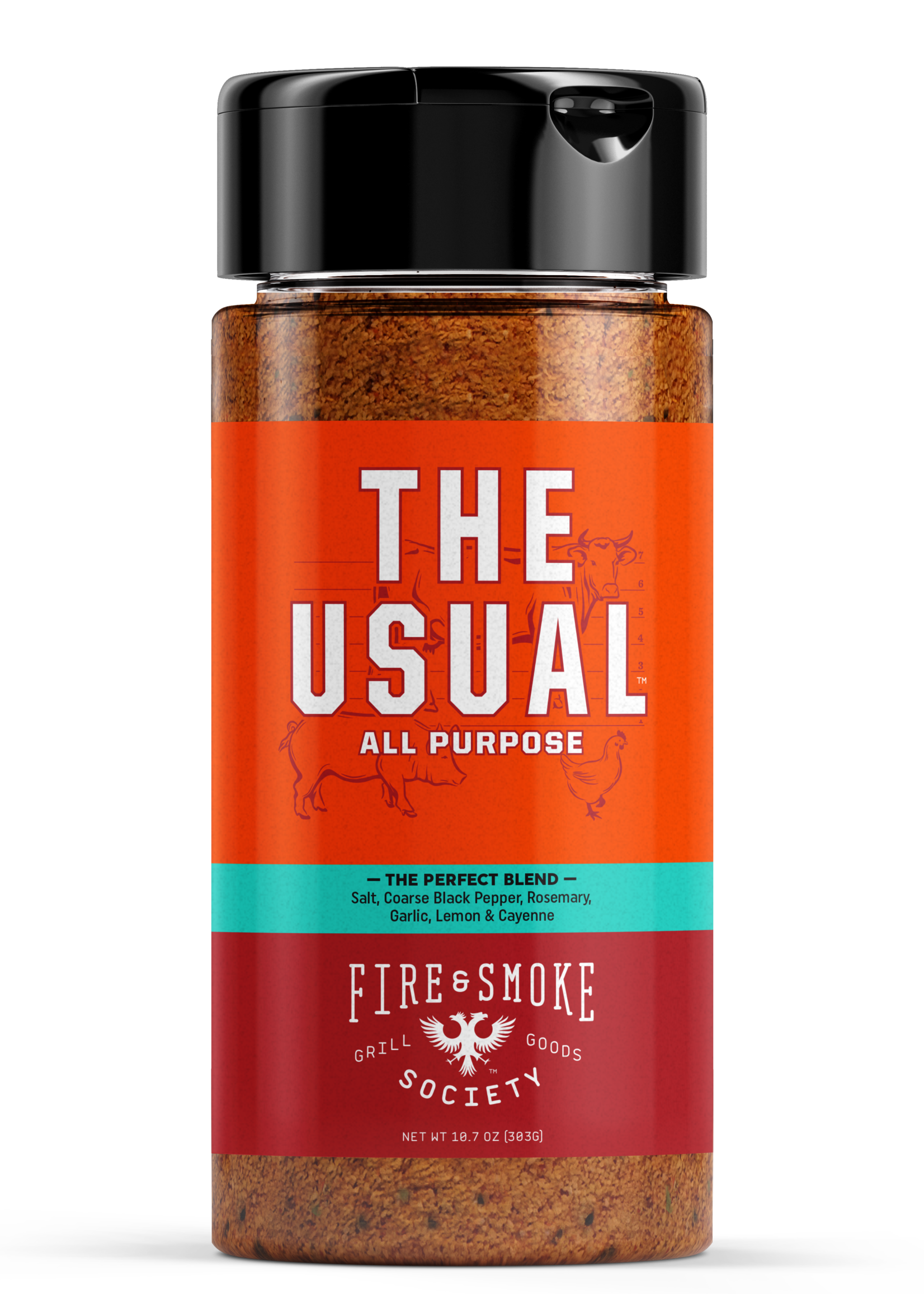 Fire&Smoke Fire&Smoke The Usual All Purpose Spice 10.7 oz