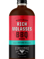 Fire&Smoke Fire&Smoke Messy Beard Stout Beer Coffee & Molasses BBQ Sauce 16.4 oz