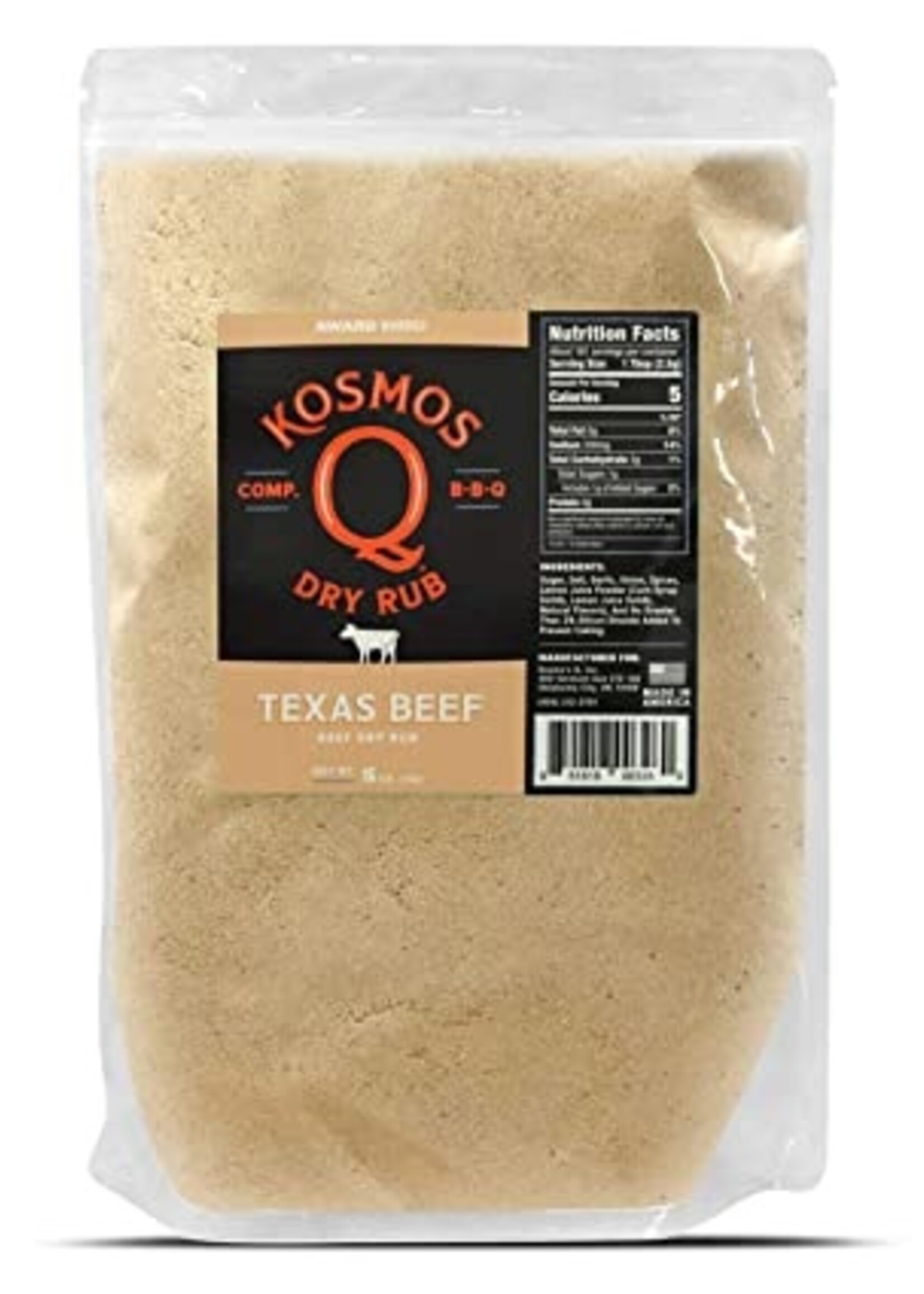 Kosmos Kosmos Texas Beef Rub 1 lb