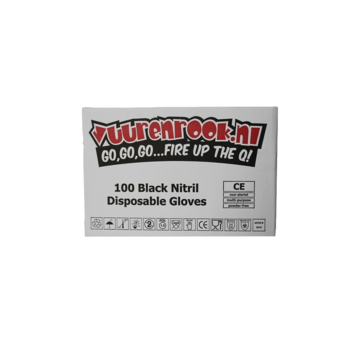 Vuur&Rook Vuur&Rook Nitrile Gloves Xtra Strong Black 1000 pieces Medium