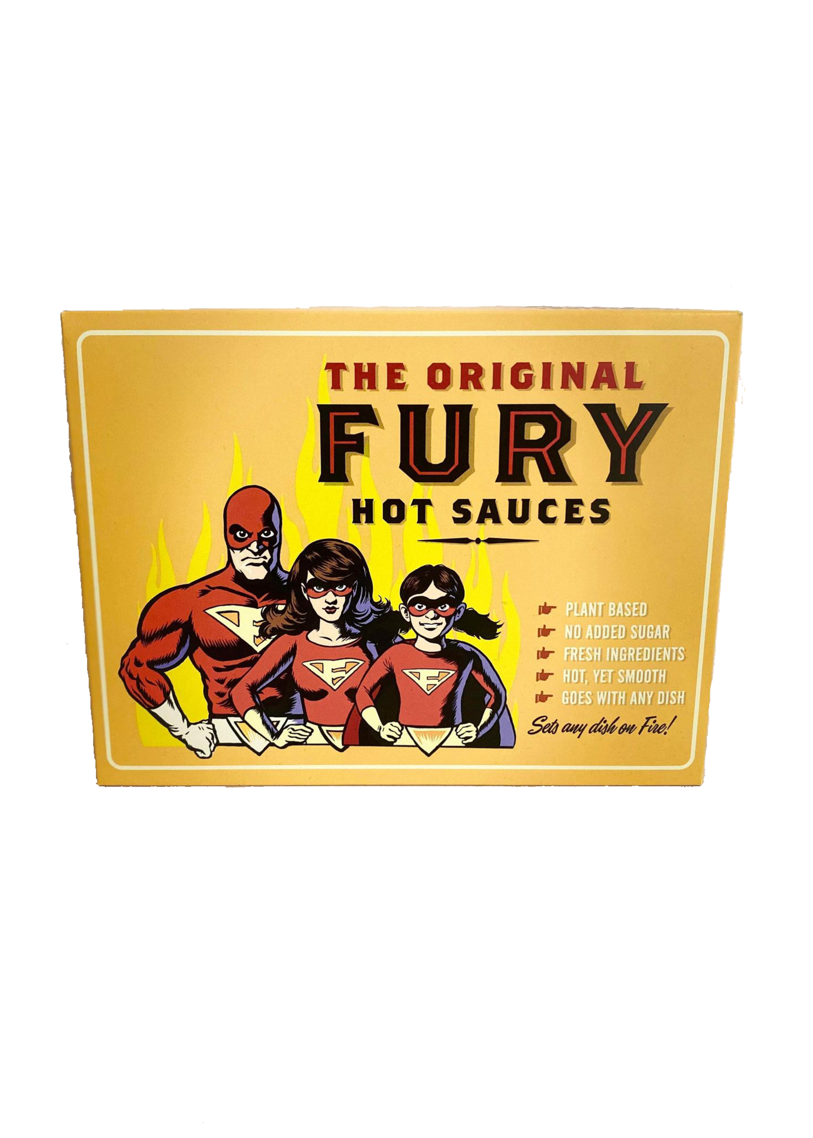 Die Original Fury Hot Sauces Geschenkbox