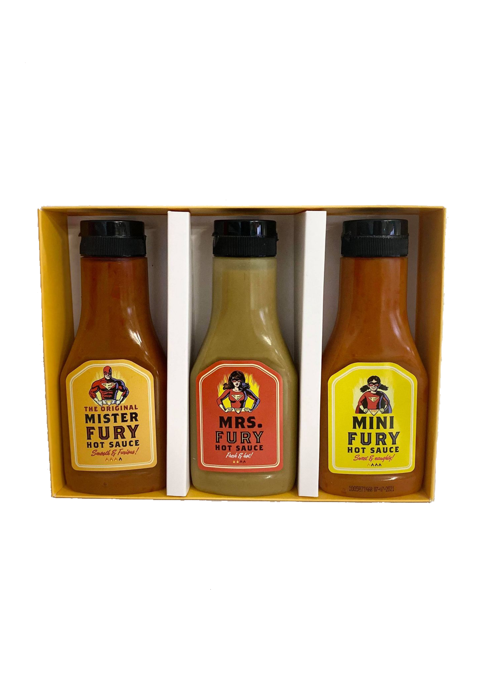 Die Original Fury Hot Sauces Geschenkbox