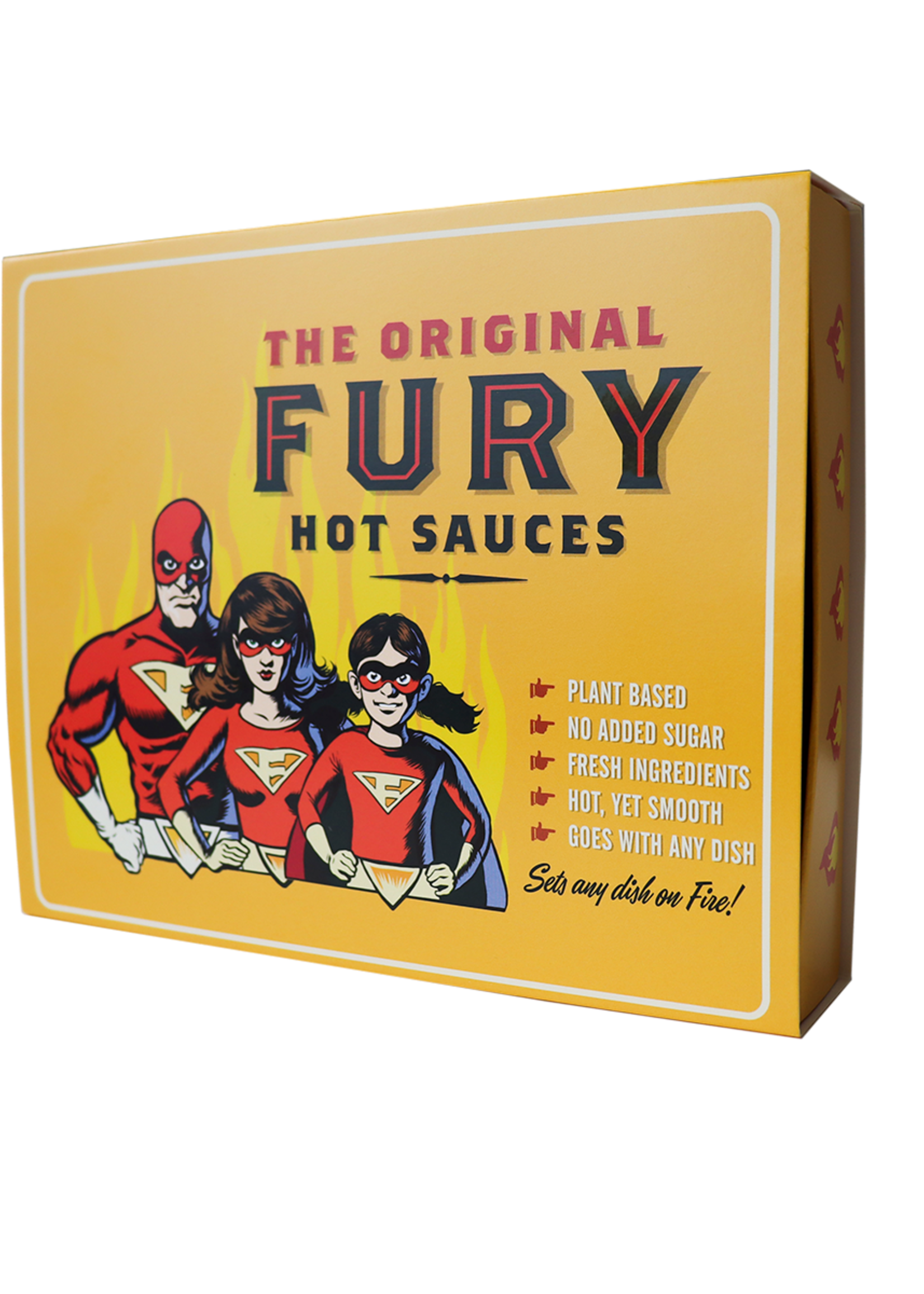 Die Original Fury Hot Sauces Geschenkbox