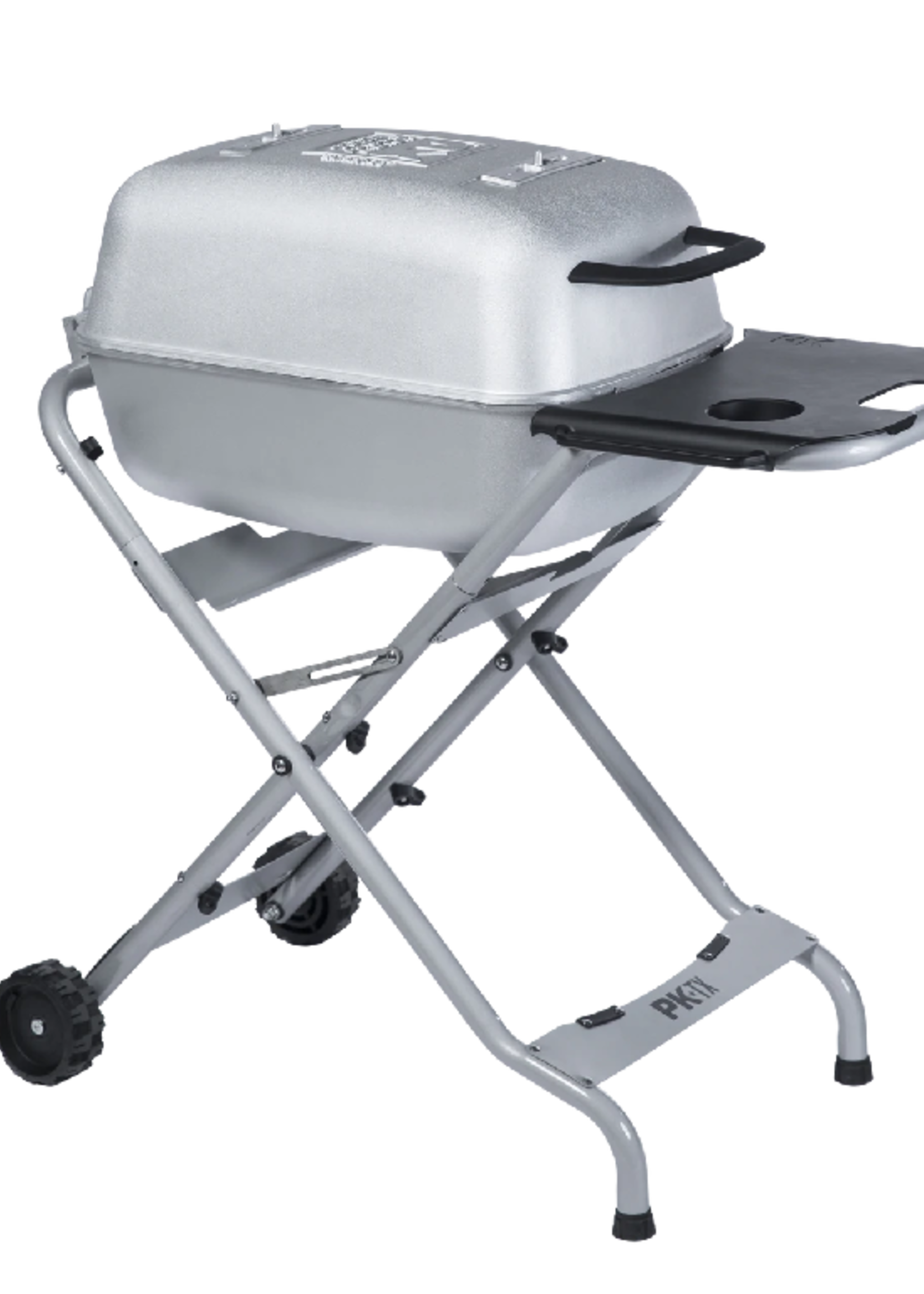 PK Grill PKTX Folding Stand for Original PK Grill + Smoker Classic Silver