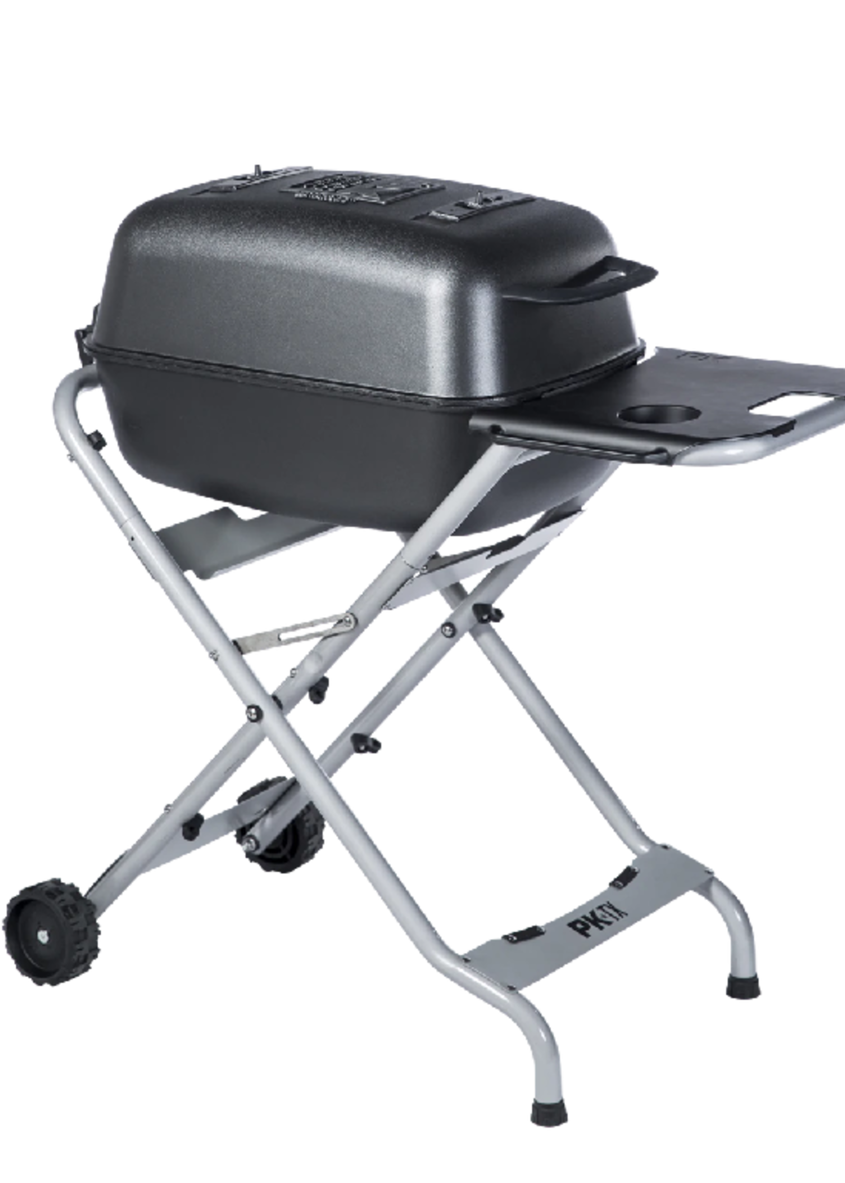 PK Grill PKTX Folding Stand for Original PK Grill + Smoker Graphite