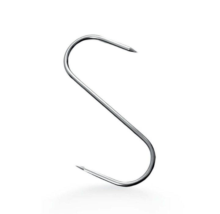 Wolfcut stainless steel meat hook (SHook) 180x8 mm Vuur & Rook