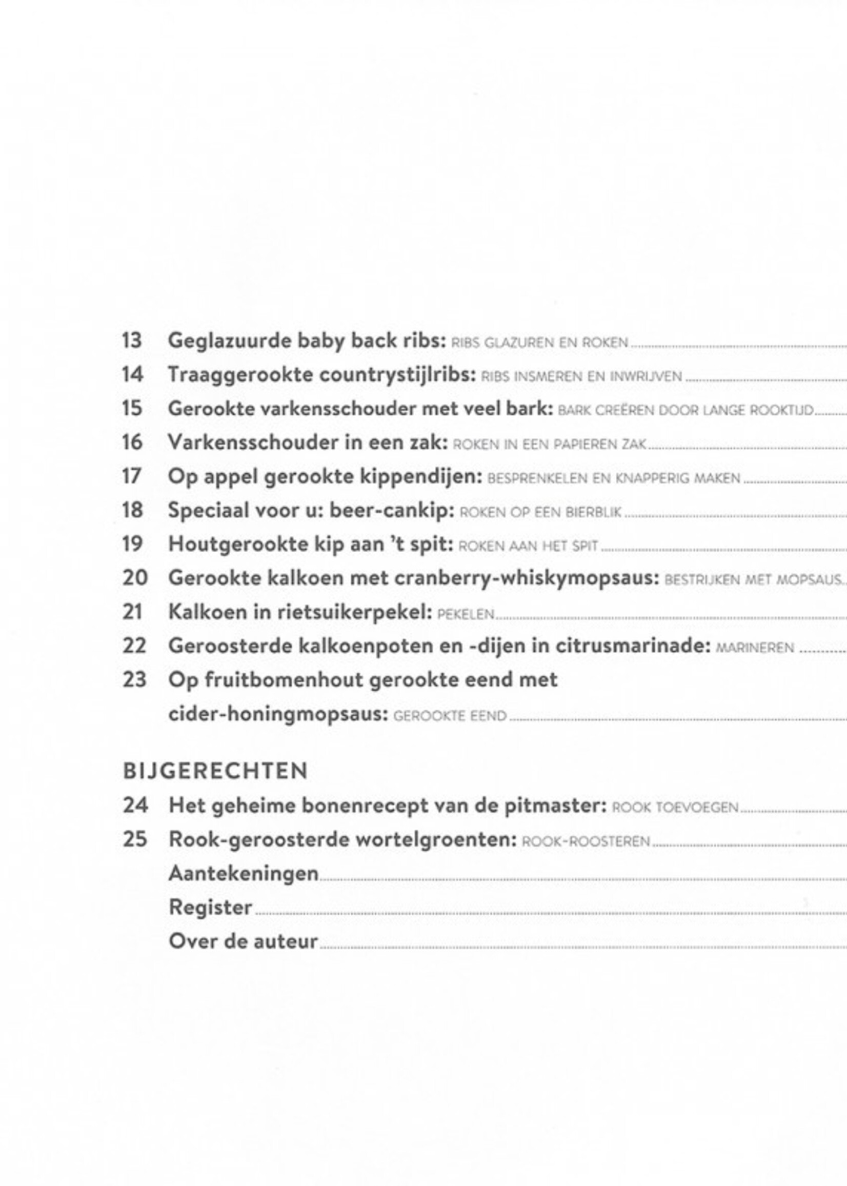 Technieken & Recepten voor het Roken van Vlees, Vis, Groente en nog veel meer