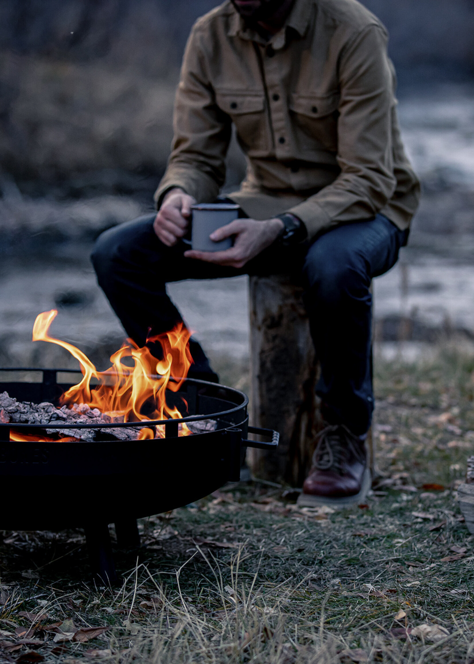 Barebones Barebones Cowboy Fire Pit Grill System