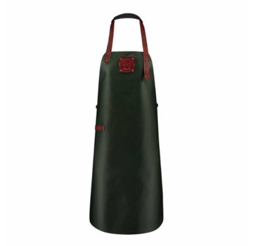 Witloft Green/Cognac Leather Apron Classic Collection