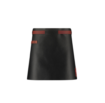 Witloft Witloft Pure Black/Congac Leather Apron Short Waist Down Leather Collection