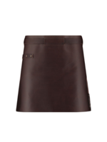 Witloft Witloft Dark Brown/Dark Brown Leather Apron Short Waist Down Leather Collection