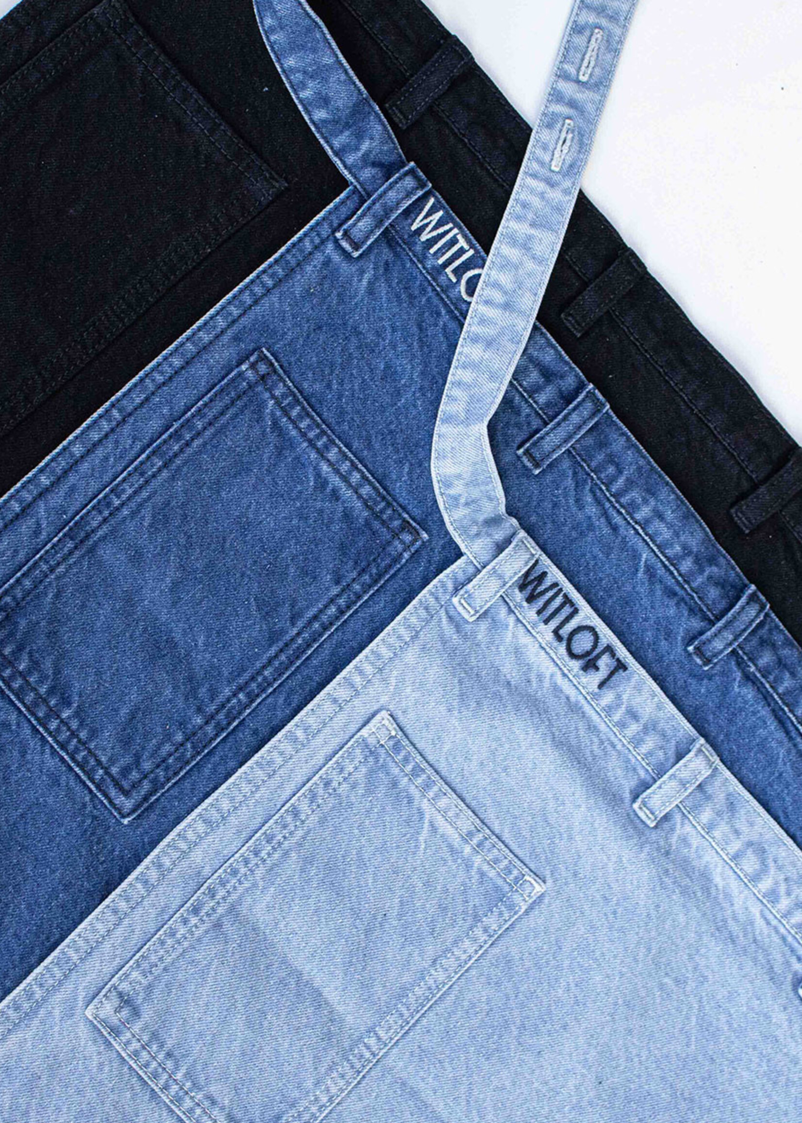 Witloft Witloft Black Apron Waist Down Denim Collection