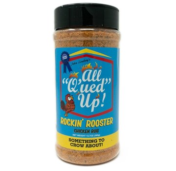 All Q'ued Up Alles Q'ued Up! Rockin 'Rooster 12.7 oz