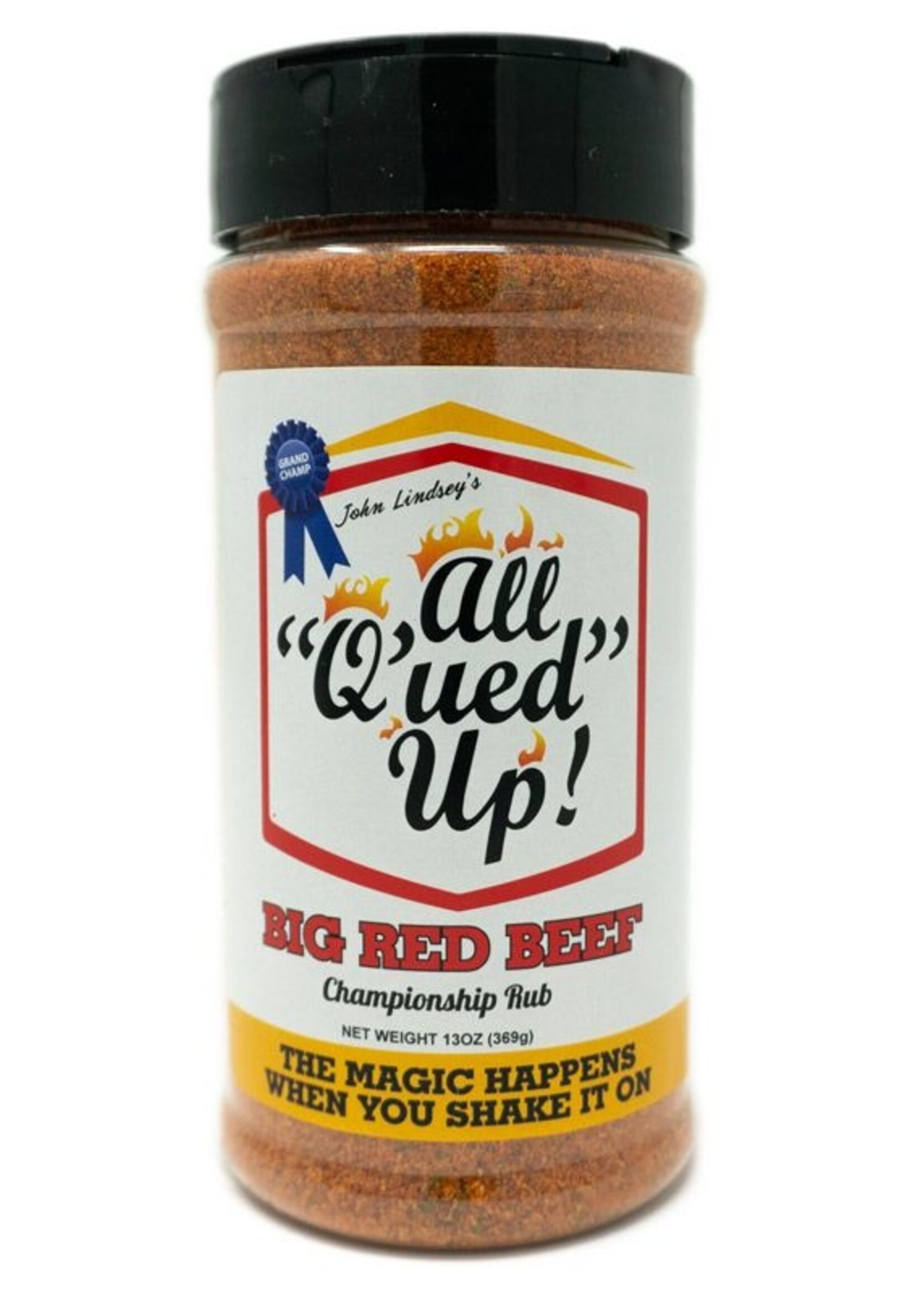 All Q'ued Up All Q'ued Up! Red Beef 13 oz