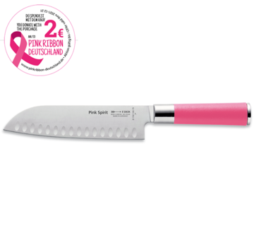 f-dick F-Dick Pink Spirit Santoku gewölbt 18 cm